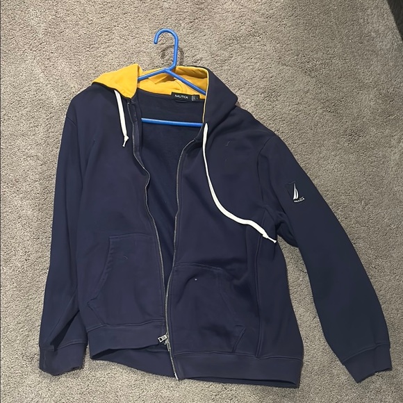 Nautica Blue and Yellow Lightweight Jacket - Picture 1 of 2